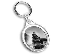 1 x porte-clés photo - ATV Quad Bike Biker | Porte-clés | Breloque | #40789, multicolore, M
