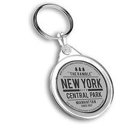 1 x porte-clés photo - Central Park New York USA America NYC | Porte-clés | Breloque | #41774, multicolore, M