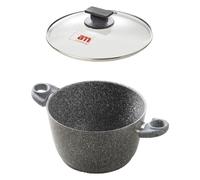 1 X POT AVEC COUVERCLE EN VERRE COEUR DE PIERRE Ø cm. 24