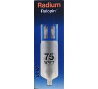 1 x Radium Lampe Halogène G9 RALOPIN 66675 75W Verre Mat Dimmable