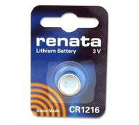 1 x Renata 1216 fabriquée en Suisse au Lithium