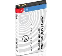 1 x Replacement Battery Compatible with AVM Fritz!Fon X6/Fritzfon Telefon-Replacement Battery for AVM Fritz Fon 312BAT030 (1200 mAh Li-Ion)