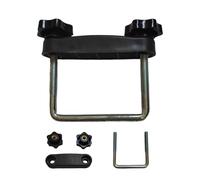1 x Roof Rack Clamps - Car Van Mounting Kit | Roof Box Mounting U Bracket, Rooof Luggage Crossbar Bolt | Metal U-Bracket Clips With Lock Nuts, Detachable Bar Baggage Rack Clips For Most Car