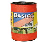 1 X RUBAN eLECTRIQUE H 40 mm - 12 fils - mt. 200 oranges.