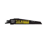 1 x SabreCut SCRS956XHM Carbure de tungstène 152 mm Variable 6-8 TPI S956XHM Coupe très rapide du bois et du plastique Lame de scie sabre compatible avec Bosch Dewalt Makita et bien d'autres