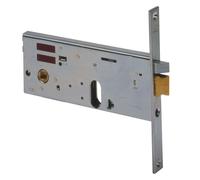 1 X SERRURE A MORTAISE eLECTRIQUE POUR ALUMINIUM ART. 14510 E70 avant.mm 16 / inter.mm 67