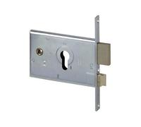 1 X SERRURE A MORTAISE POUR ALUMINIUM ART. 44120 E58 fr.20 mm - pêne dormant + loquet