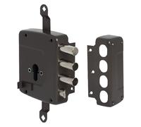 1 X SERRURE MOBILE TRIPLE POUR BOIS ART. 561 E 60 Droite