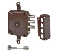 1 X SERRURE MOBILE TRIPLE POUR BOIS ART. 571 E 60 Droite