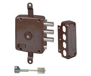 1 X SERRURE MOBILE TRIPLE POUR BOIS ART. 571 E 60 Droite
