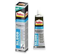 1 X SILICONE ACeTIQUE HAUTE TEMPeRATURE SL509 RAL 3001 rouge 70 ml