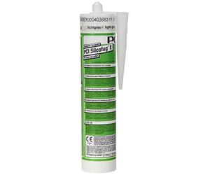 1 x silicone PCI silcofug E lumière gris 310 ml - Résistant contre les intempéries et les rayons UV