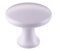 1 x SO-TECH® Bouton de Meuble DENISE Blanc opaque Ø 29 mm - le Design rencontre la Fonctionnalité - Bouton Bouton pour