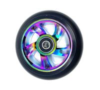 1 x Team Dogz 100 mm tourbillon Cœur en alliage et PU Noir enfants Stunt Scooter de roue seul de remplacement compatible avec MGP, Blunt, Grit, Slamm Scooters, Rainbow Core