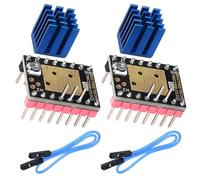 1 x TMC2208 V.3.0 Stepper Damper with Heatsink Driver,Replacement Shock Absorber for 3D Printer Ultra Silent Module (TMC2208 V3.0)