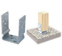 1 X U SUPPORT GALVANISe AU FEU AVEC COUDE ART.791 60X71