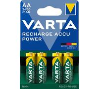 1 X Varta Recharge Batterie Puissance Aa 2600mAh Ready-To-Use Nimh Im 4er Cloque