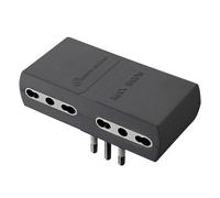 1 XADAPTATEUR PLAT 16A-4PR-BIP NOIR FIG.12