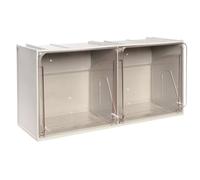 1 XARMOIRE 2 TIROIRS.BOITE CRISTAL MM.600X240X300H
