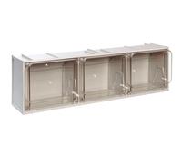 1 XARMOIRE 3 TIROIRS.BOÎTE CRISTAL MM.600X155X175H