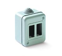 1 XBOÎTE MURALE POUR INT. ROND 2P IP40