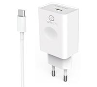 1 XCHARGEUR USB SUPER RAPIDE AVEC CÂBLE TYPE-C CM.