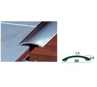 1 XCOUVRE-SEUIL ADHeSIF ALUMINIUM ARGENT 200 CM