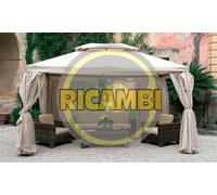 1 XJEU DE 4 FEUILLES MOSCHIERA POUR GAZEBO SAHARA MT.3X4