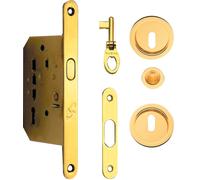 1 XKIT POUR PORTES AVEC NICHE RONDE AVEC CLe ET LUMIERE OR