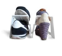 1 XPACK PORTE-CHAUSSURES FLIP FLAP 6 PIECES BLANC