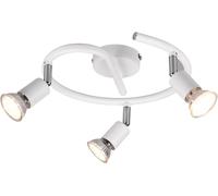 1 XPLAFOND PARIS 3 LUMIERES GU10 BLANC D. 28