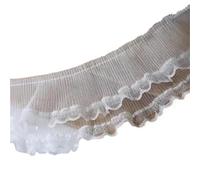 1 yard de dentelle, ruban de dentelle, accessoires faits à la main, bricolage, vêtements étendus, plissés, couture, tissu décoratif, jupe, ourlet, tissu, bordure en dentelle(7cm)