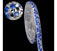 1 yard de Ruban strass en résine, bande autocollante de cristal étincelante, paillettes pour artisanat DIY, décoration de mariage Taille UniqueABS
