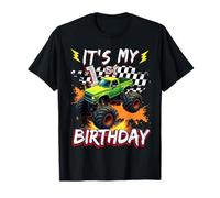1 Year Old Boys Monster Truck It's My 1st Birthday Party T-Shirt