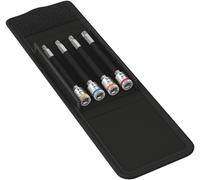 Set de 4 douille-embouts longues Zyklop 1/4" avec fonction de retenue WERA 8767 A HF TX 1