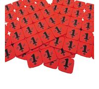 10 000 jetons événementiels séparables CombiCraft en Rouge, fabriqué en Plastique recy estiné comme jetons de Festival, jetons de Consigne ou comme jetons de buvette