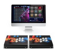 10 000 jeux dans 1 boîte Pandora Saga Arcade Console de jeu pour ajouter des jeux compatibles PC, projecteur, TV, jeux 3D Liste préférée Enregistrer/rechercher/cacher/mettre en pause des jeux (10 000
