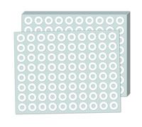 10.000 Pièces, Oeillets Classeur Autocollants Feuille Papier - Blanc (10000 Stück)