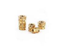 10 0PCS Heat Set Insert Nut Filetage femelle Laiton Inserts moletés Écrous Embed Pièces Pressées Fit Dans Les Trous for L'impression 3D M3 (Size : M3 x D5.0 x L7.0)