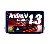 10.1'' Autoradio Android pour Peugeot 208 2008 2012~2018 Radio stéréo Lecteur multimédia Blue Ray Support Wireless Carplay Android Auto,GPS Navigation,Bluetooth,SWC,FM,WiFi,4G