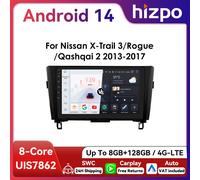 10.1 " Hizpo Android13 autoradio pour Nissan Qashqai x-trail 3 T32 2013 - 2017 Navigation GPS RDS DSP 4G BT Android Auto CarPlay S8 AB 360CAM