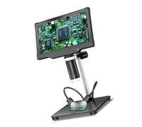 10.1 Inches Digital Microscope Offering Highly Power Magnification Up to 2000x Adjustable LED Light and Imaging Captures Functions LED Microscope