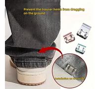 10/1 pièce Clips invisibles pour jambe de pantalon, raccourcir la longueur de la jambe du pantalon, empêcher le bas du pantalon de traîner, boucle de jambe de pantalon cachée sans couture, convient po