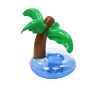 10-1 Pièces Flotteur Gonflable Porte-Gobelet Flamant Licorne Boissons Porte-Gobelet Piscine Flotteur Bar Sous-Verres Fête Décor Porte-Boissons - Type Coconut Tree