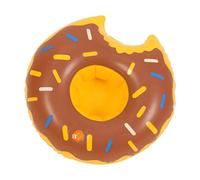 10-1 Pièces Flotteur Gonflable Porte-Gobelet Flamant Licorne Boissons Porte-Gobelet Piscine Flotteur Bar Sous-Verres Fête Décor Porte-Boissons - Type Brown