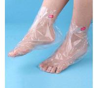 10/100/200/300 pièces Couvre-masques de pied en plastique jetables, Couvre-soins des pieds hydratants anti-fissures, Doux et confortables, Matériau transparent. Convient pour l'application quotidienne