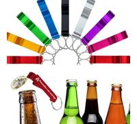 10-100 Décapsuleur Personnalisé et Personnalisable Coloré avec Porte-Clés - Cadeau Invité Mariage avec Gravure Logo/Text - Idéal pour Bar, Maison, Anniversaire et Fête (50)