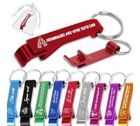 10-100 Décapsuleur Porte Cle Personnalisé en Aluminium Personnalisable Decapsuleur avec Texte Icônes Name Approprié Cadeaux pour Fêtes Anniversaires Mariages Activité (10)