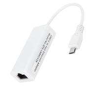 10/100 Mbps Adaptateur de Carte Réseau USB Ethernet Micro USB à la Carte Mère RJ45 1.3 / W, Fast Ethernet intégré, émetteur-récepteur dans Une Puce. Prise en Charge de la Logique