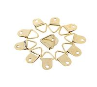 10/100 Pièces/ensemble Triangle Doré D-Ring Suspendu Peinture À L'huile Miroir Cadre Photo Cintre Art Travail Photo Mur Crochet Crochets Cintres pour Photos(10pcs)